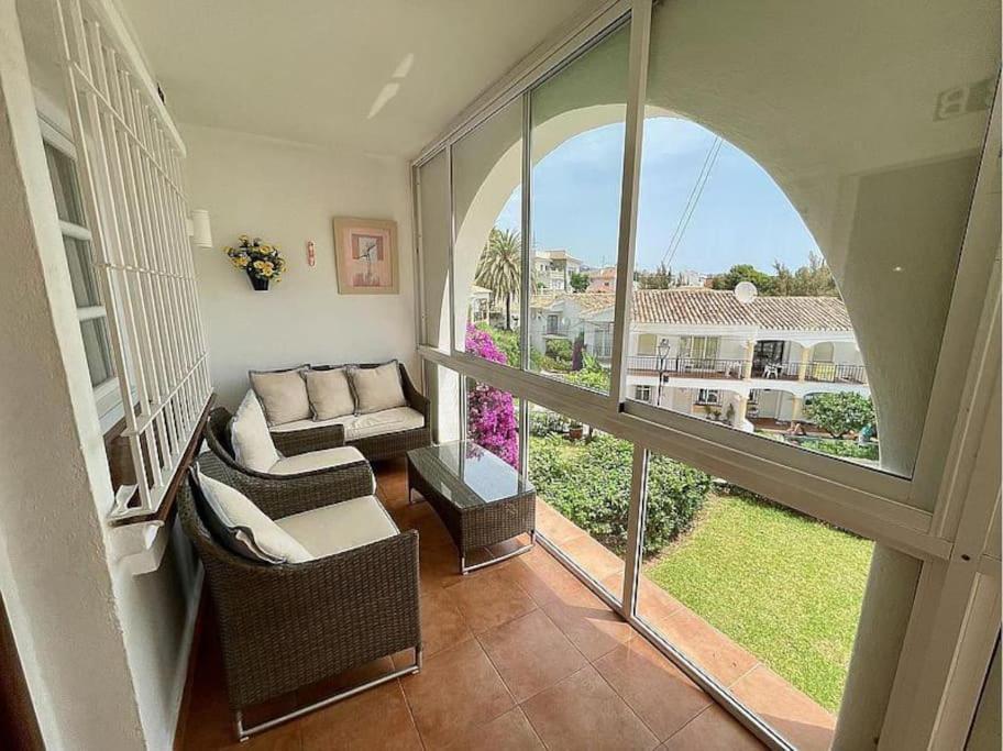 Appartement Lux 2 Kmr App Stella Blanca Met Zwembaden Airco En Zeezicht à Fuengirola Extérieur photo
