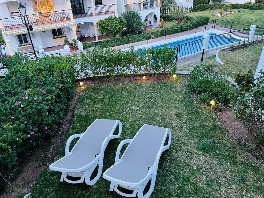 Appartement Lux 2 Kmr App Stella Blanca Met Zwembaden Airco En Zeezicht à Fuengirola Extérieur photo